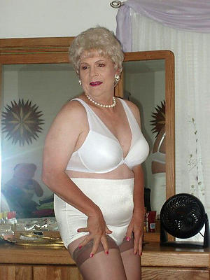 sexy mature in undergarments