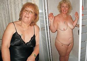 granny wife dressed undressed private pics
