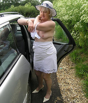 hot very old granny stripping
