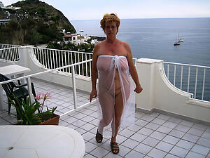 unconforming pics be fitting of granny naked outdoors