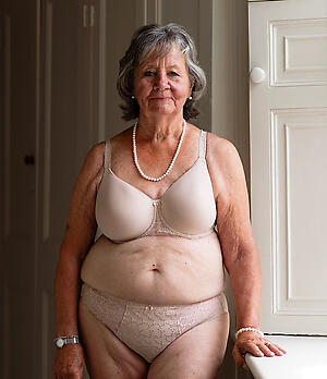 senior fat grannies cherish posing nude