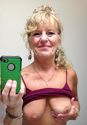 a naked selfshots granny shows us will not hear of pussy