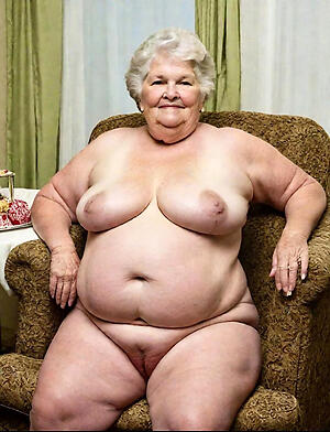 bbw broad in the beam granny love posing stark naked