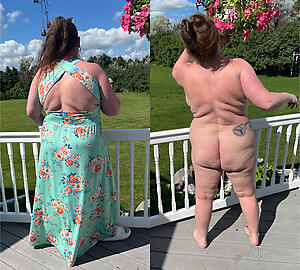 dressed naked granny amateur pics