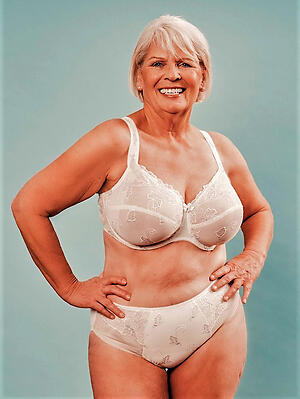 dispirited elder statesman women in underwear