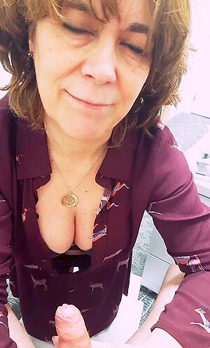 age-old granny handjob public