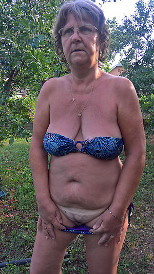 UK granny wife public unveil