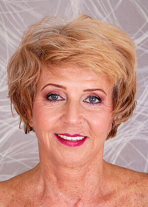 photoshooting with Swiss nude 60 genre superannuated woman