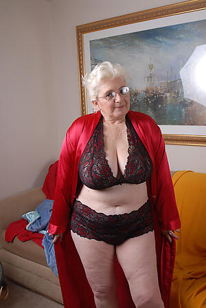 horny grannys in lingerie homemade half-tone
