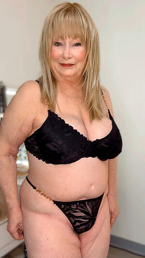 abscond granny tits poses naked