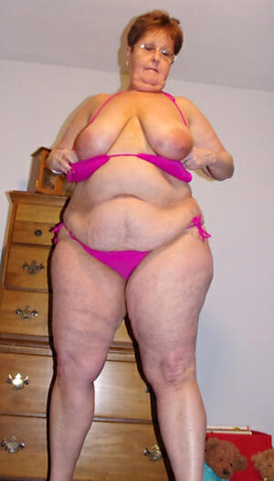 chubby old granny homemade quit d suit
